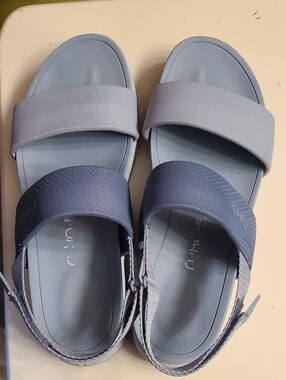 Ryka Pale Blue Slide Sandals